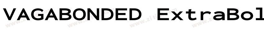 VAGABONDED ExtraBold字体转换